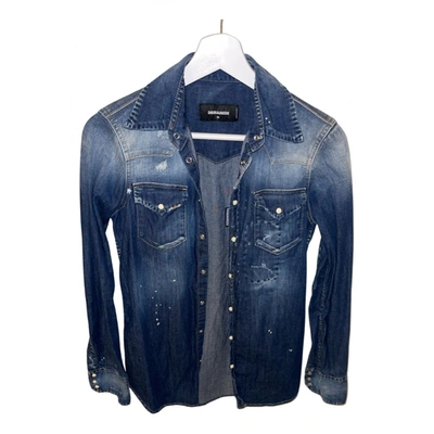 Pre-owned Dsquared2 Blouse In Blue | ModeSens