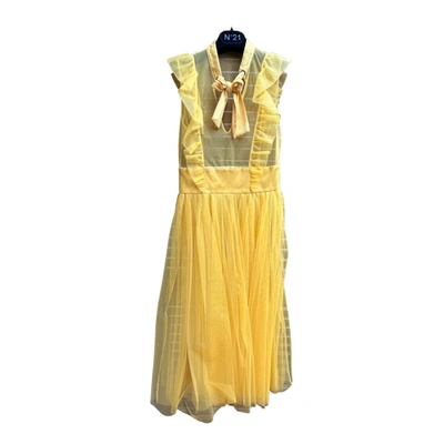 Pre-owned N°21 Maxi Dress In Yellow
