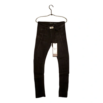 Pre-owned Fagassent Slim Jeans In Black | ModeSens