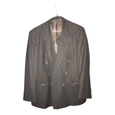 Pre-owned Burberry Linen Blazer In Brown