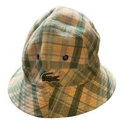 Pre-owned Lacoste Hat In Green