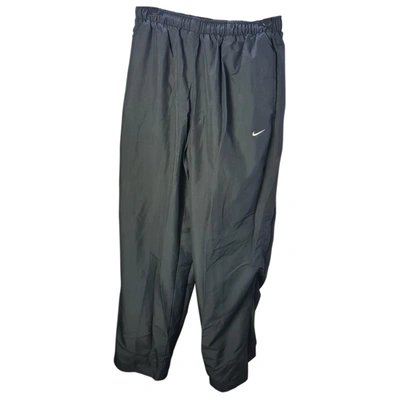 Pre-owned Nike Trousers In Black