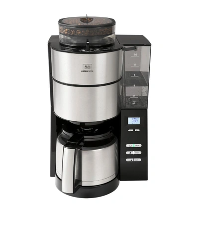 Shop Melitta Aromafresh Grind & Brew Thermal Coffee Machine In Black