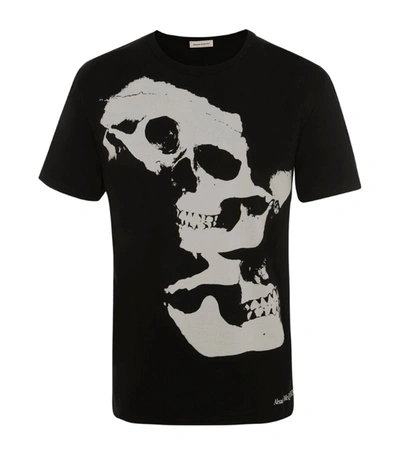 Shop Alexander Mcqueen Skull Camouflage T-shirt In Neutral