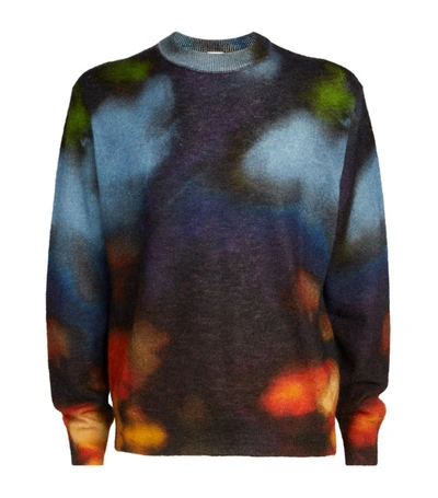 Shop Paul Smith Ink Spill Sweater In Multi