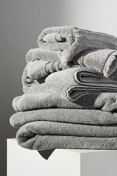 Shop Kassatex Mercer Towel Collection By  In Grey Size Hand Towel