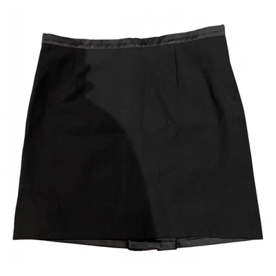 Pre-owned Marc Jacobs Wool Mini Skirt In Black