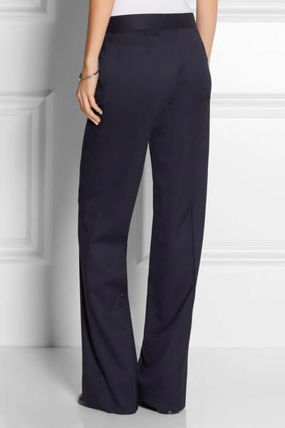 Shop Stella Mccartney Jasmine Wool-twill Wide-leg Pants