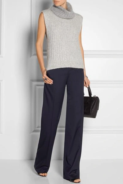 Shop Stella Mccartney Jasmine Wool-twill Wide-leg Pants