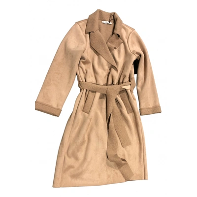 Pre-owned Mangano Coat In Camel