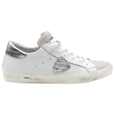 Pre-owned Philippe Model Leather High Trainers In White