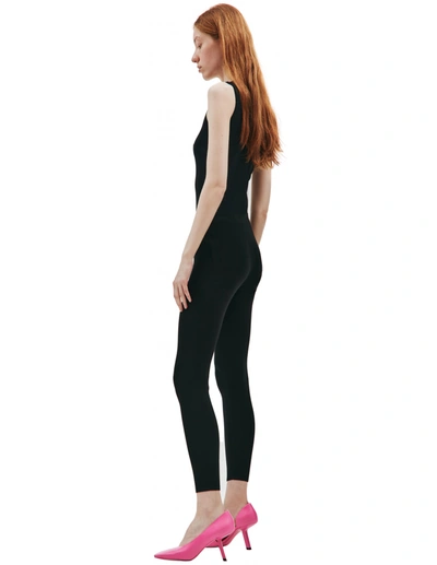Shop Balenciaga Training Leggings In Black
