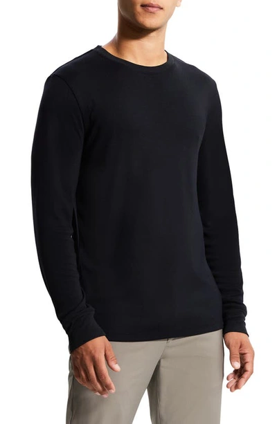 Shop Theory Essential Anemone Long Sleeve T-shirt In Black