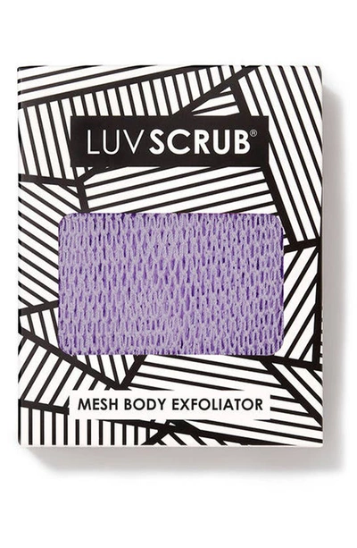 Shop Luv Scrub ® Mesh Body Exfoliator In Luvender