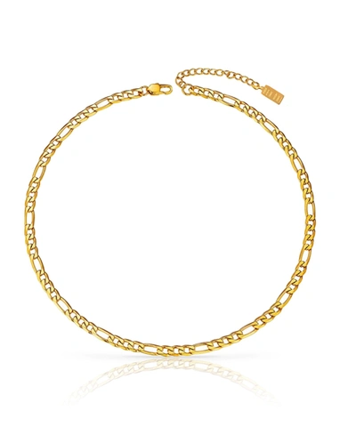 Shop Ben Oni Classic Anti-tarnish Figaro Chain Necklace In Gold Plated