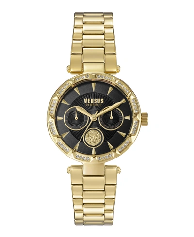 Shop Versus By Versace Women's Sertie Gold-tone Stainless Steel Bracelet Watch 36mm