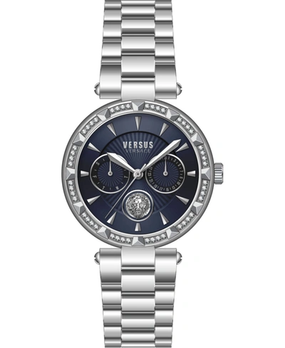 Shop Versus By Versace Women's Sertie Silver-tone Stainless Steel Bracelet Watch 36mm
