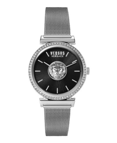 Versus Brick Lane Mesh Strap Watch, 34mm In Stainless