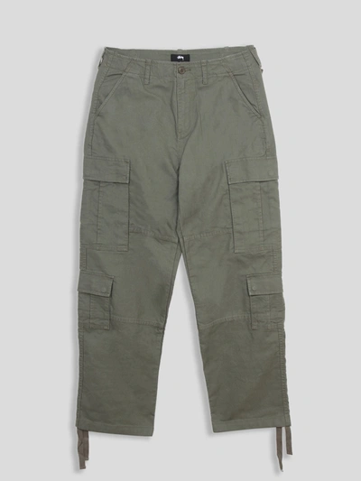 Shop Stussy Surplus Cargo Pant In Olive