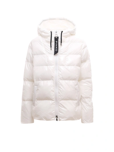Shop Pinko Jacket In White