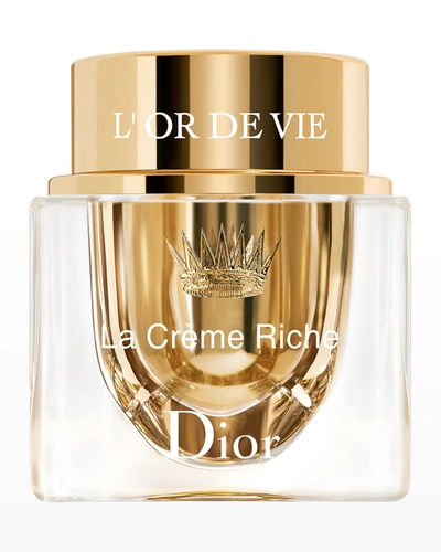 Shop Dior L'or De Vie La Creme Riche Anti-aging Face Cream, 1.7 Oz.