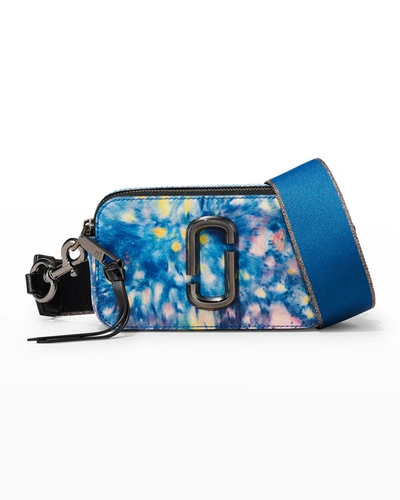 Shop Marc Jacobs The Watercolor Snapshot In Blue Multi