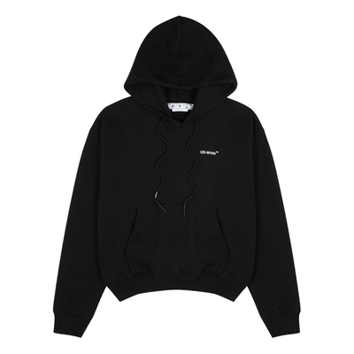 Shop Off-white Caravaggio Arrows Printed Cotton Sweatshirt In Black