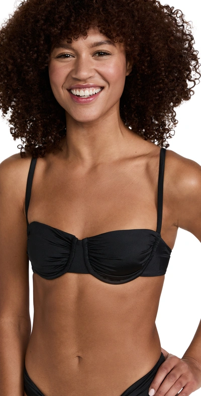 Shop Good American Ruched Demi Cup In Black001