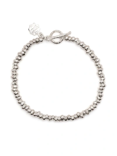 Shop Dower & Hall Nomad Nuggets Bracelet In Silver