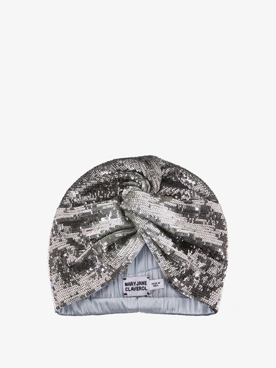 Shop Mary Jane Claverol Turban In Grey