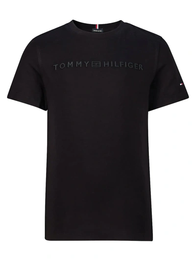 Tommy Hilfiger Kids T-shirt For Boys In Nero | ModeSens