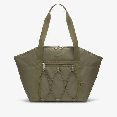 Shop Nike One Women's Training Tote Bag In Medium Olive,medium Olive,sequoia