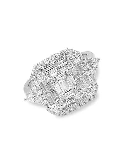 Shop Djula Women's Jodie 18k White Gold & Diamond Ring