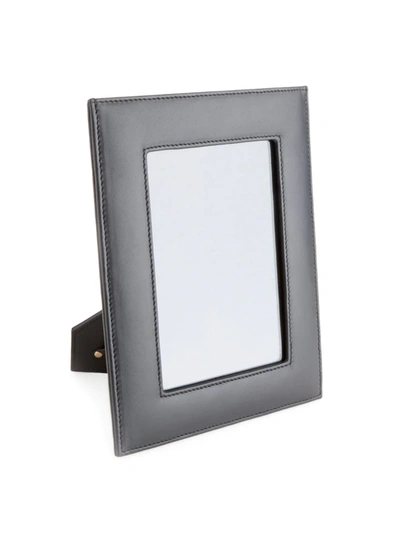 Shop Royce Leather Picture Frame In Black