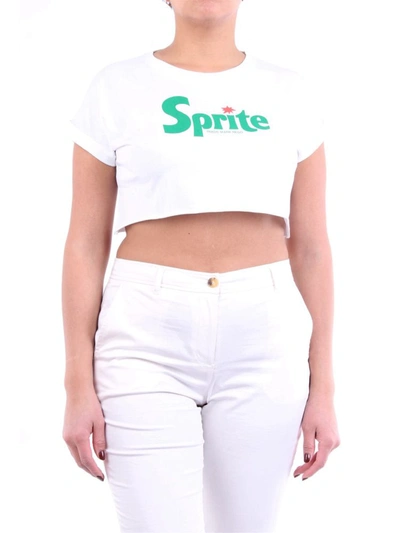 Shop Mc2 Saint Barth Women's White Cotton T-shirt