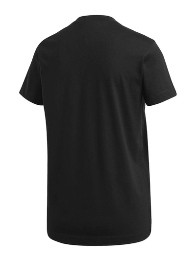 Shop Adidas Y-3 Yohji Yamamoto Women's Black Cotton T-shirt