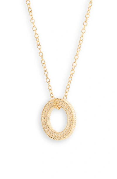 Shop Anna Beck Circle Of Life Open O Charity Pendant Necklace In Gold