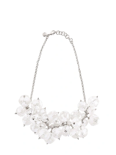 Shop Mm6 Maison Margiela Plexiglass Necklace In White