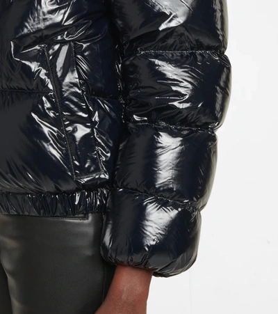 Shop Perfect Moment Moment Puffer Jacket In Black Cire
