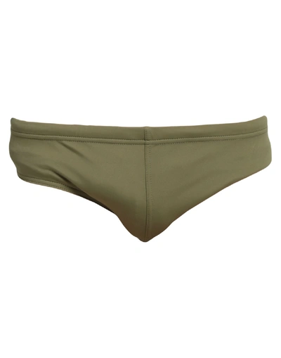 Shop Dsquared2 Bikini Bottoms In Military Green