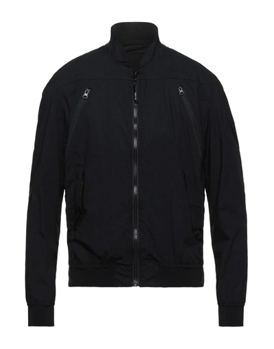 Shop Pmds Premium Mood Denim Superior Man Jacket Black Size S Cotton, Elastane