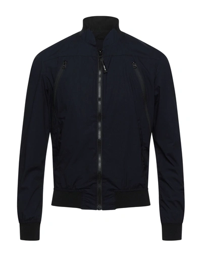 Shop Pmds Premium Mood Denim Superior Man Jacket Midnight Blue Size Xl Cotton, Elastane