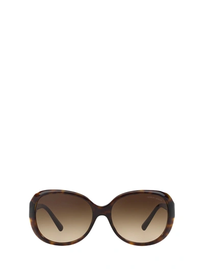 Shop Giorgio Armani Round Frame Sunglasses In Multi