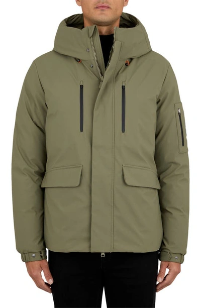 Save The Duck Robin Insulated Water Repellent Parka In Dusty Olive