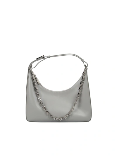 Shop Givenchy Small Moon Cut Bag In Grey