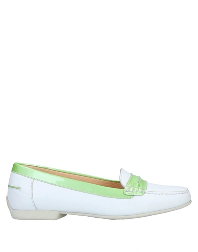 Shop A.testoni Loafers In White