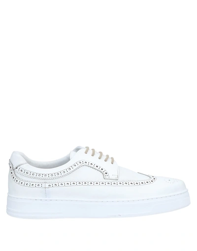 Shop Angelo Pallotta Sneakers In White