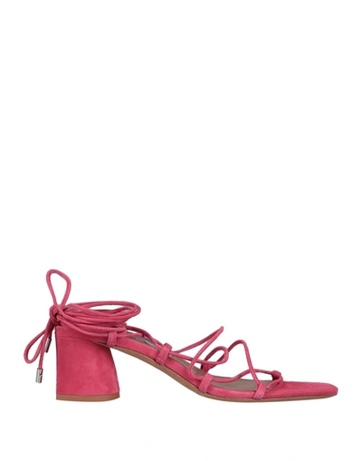 Shop Tabitha Simmons Sandals In Fuchsia