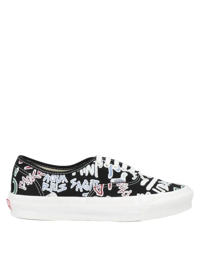 Shop Vans Woman Sneakers Black Size 8 Textile Fibers