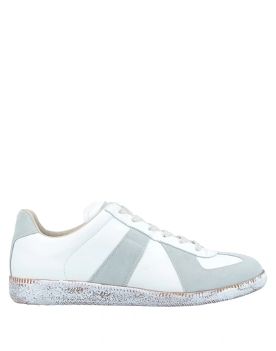 Shop Maison Margiela Man Sneakers White Size 7 Soft Leather